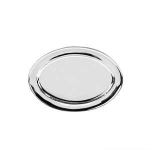 Platón ovalado de acero inoxidable 10"