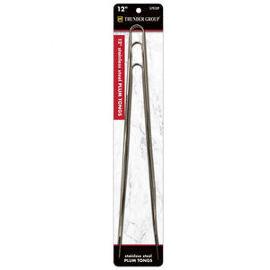 Pinza para fruta de acero inoxidable 12" paquete con 3