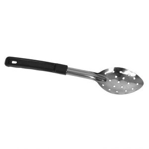 Cuchara para bañar perforada con mango de plástico 13"