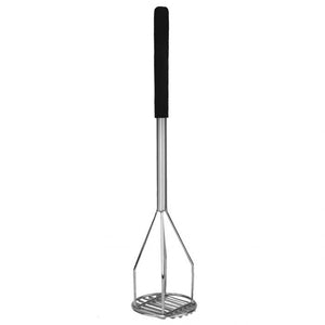 Machacador de papa redondo 18" con mango soft-grip cromado