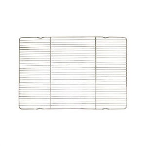 Rejilla de alambre cromada con patas 16" x 23 3/4"
