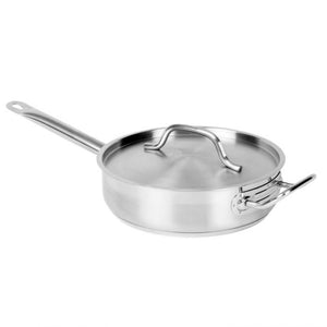 Sartén para saltear de acero inoxidable 18/8 5 qt