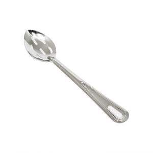 Cuchara para bañar ranurada de acero inoxidable 13"