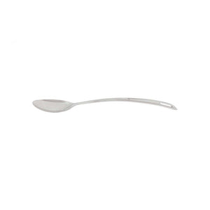 Cuchara curva para servicio sólida de acero inoxidable 7-1/4"