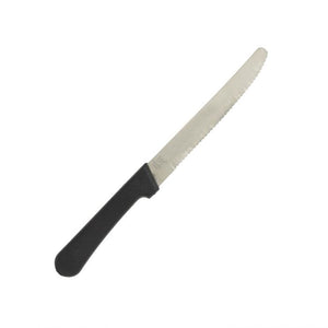 Cuchillo para carne punta redonda mango plástico hoja 5"
