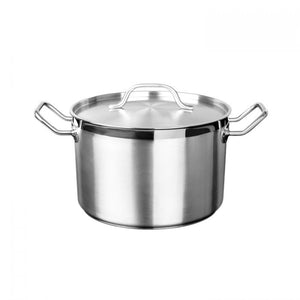 Olla de acero inoxidable 18/8 8 qt con tapa