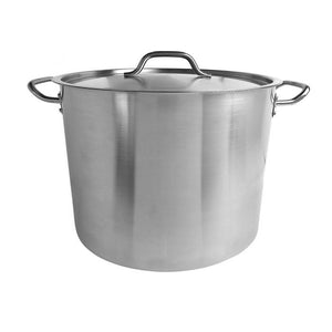 Olla de acero inoxidable 32 qt uso pesado con tapa