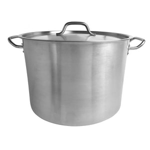 Olla de acero inoxidable 40 qt uso pesado con tapa