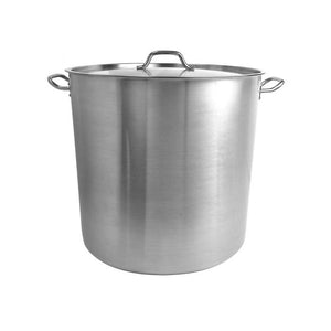 Olla de acero inoxidable 60 qt uso pesado con tapa