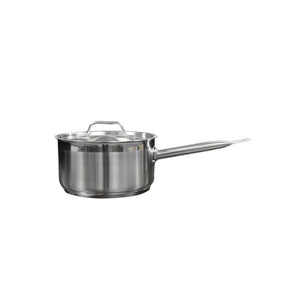 Cazo cónico de acero inoxidable 3-1/2 qt con tapa