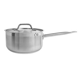 Cazo cónico de acero inoxidable 6 qt con tapa