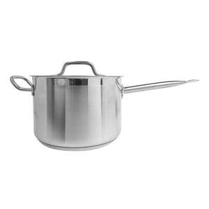 Cazo cónico de acero inoxidable 7-3/5 qt con tapa