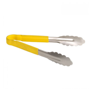 Pinza de acero inoxidable 10" color amarillo