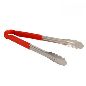Pinza de acero inoxidable 12" color rojo