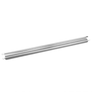 Barra adaptadora ranurada de acero inoxidable 12"