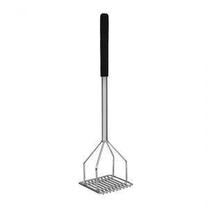 Machacador de papa cuadrado 24" con mango soft grip cromado