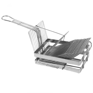 Canasta para conchas de tostada uso pesado 18 ranuras