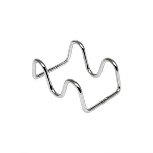 Soporte de varilla para tacos de acero inoxidable 1-2 compartimentos