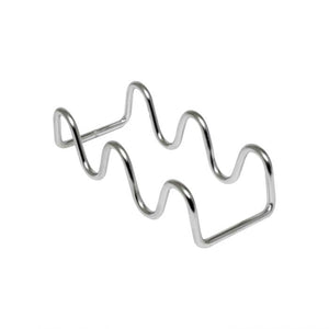 Soporte de varilla para tacos de acero inoxidable 2-3 compartimentos