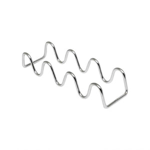 Soporte de varilla para tacos de acero inoxidable 3-4 compartimentos