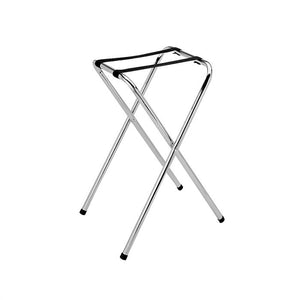 Base plegable cromada para charola