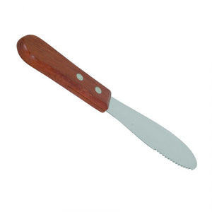 Espátula para sándwich con mango de madera 7"
