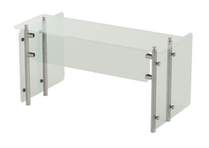 Protector de alimentos autoservicio 48 x 12 x 18 pulg con vidrio frontal fijo
