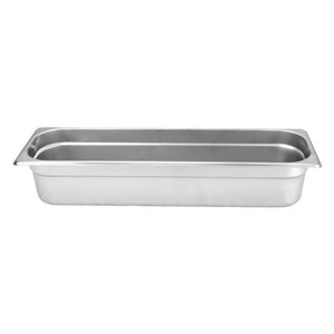 Inserto medio largo antiatasco de acero inoxidable 4" profundidad calibre 22