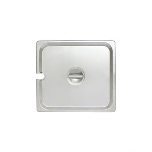 Tapa ranurada para inserto dos tercios de acero inoxidable