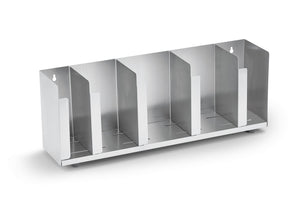 Organizador Horizontal tapa con 5 ajustable tapa compartments y 1 popote soporte