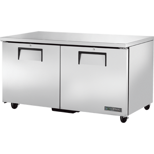 Refrigerador bajo mostrador de 60-3/8", 2 puertas, puertas sólidas, batientes, 4 repisas