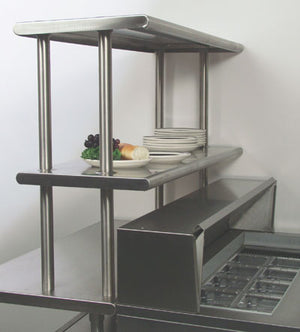 Modify CU-series repisa legs to provide 6" overhang on one side (specify front or rear) (Price is pe