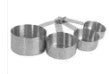 JUEGO DE TAZAS MEDIDORAS DE ACERO INOX, UNCLUYE 4 MEDIDAS 250ML , 125ML,80ML Y 60ML