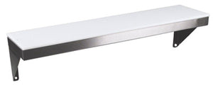 Repisa con tabla de corte 62-7/16 x 8 pulg acero inoxidable