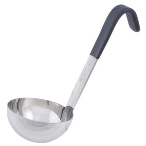 Cucharón 5 oz de una pieza uso rudo acero inoxidable con short Kool-Touch® mango