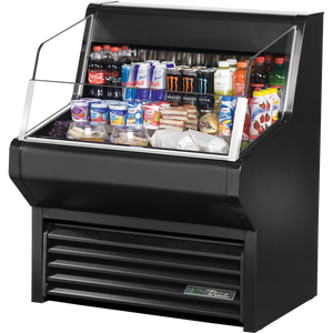 Exhibidor refrigerado de cortina de aire de 36-1/8", 3 repisas