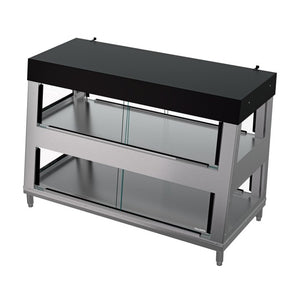 55" ancho 208-240 V 4-inserto humidity-controlled caliente alimentos exhibición carcasa