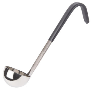 Cucharón 1 oz de una pieza uso rudo acero inoxidable con short Kool-Touch® mango