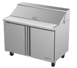 MESA REFRIGERADA DE PREPARACION ENSALADAS 10 INSERT. GN-1/6 DE 4" DE PROFUND. NUEVO LANZAMIENTO. APTS-36-10 HC
