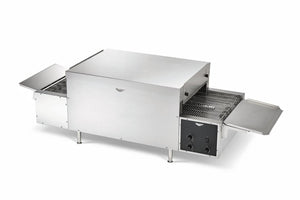 18" 220 V de banda pizza oven con left-to-right operation