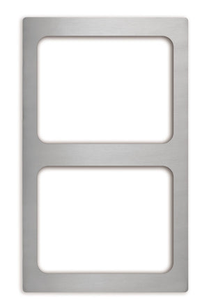 Miramar® acero inoxidable plantilla para 2 medio Miramar contemporáneo alimentos insertos