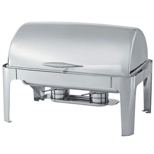 Chafer 8 qt rectangular acero inoxidable