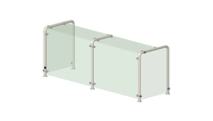 Protector de alimentos 73.5" ancho NSF contemporáneo cafetería 5-pozo/inserto