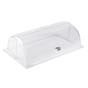 Entero acrylic tapa enrollable tapa para cubic exhibición tabla para cortar o exhibición platter