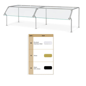 Protector de alimentos 46" estándar contemporáneo para acero inoxidable Countertops