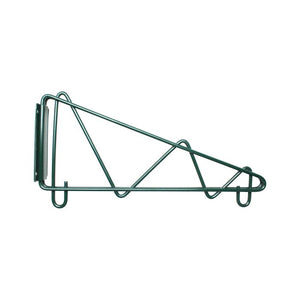 Soporte directo de pared epóxico sencillo para repisa 14"