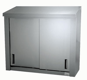 Gabinete a muro cerrado con puertas corredizas de acero inoxidable 430 calibre 18 36 x 15 pulg
