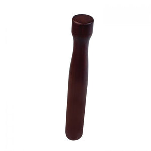 Macerador de bar de madera laqueada color nogal 8"