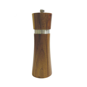 Molino para pimienta de madera de acacia 6" alto