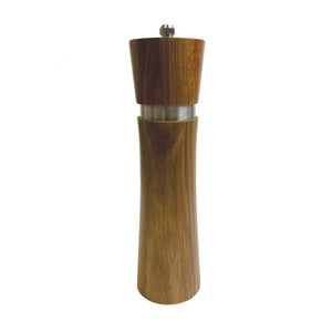 Molino para pimienta de madera de acacia 8" alto